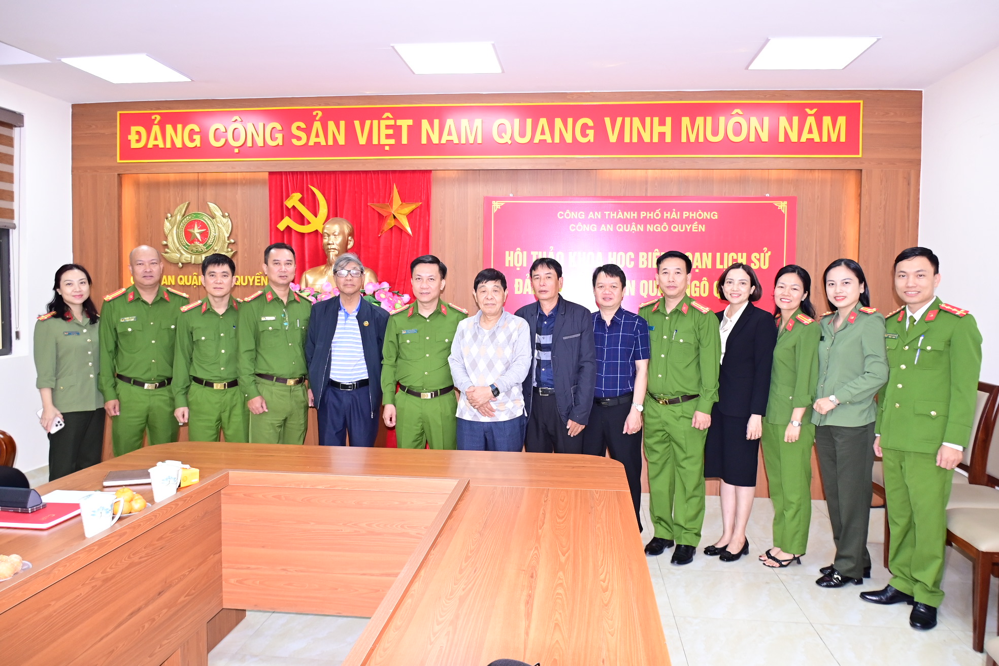 Công an quận Ngô Quyền: Tổ chức Hội thảo khoa học biên soạn lịch sử Đảng bộ CAQ Ngô Quyền giai đoạn 1961 -2024